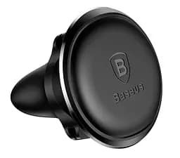 Автоутримувач Baseus Magnetic Air Vent Car Mount With Cable Clip Black (SUGX020001) - мініатюра 4