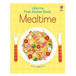 Первая детская книга с наклейками Usborne Приймання їжі, англ. язык (9781474986588)