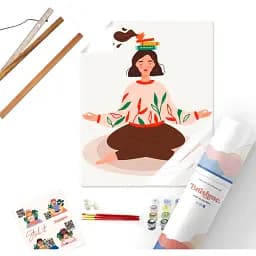 Картина по номерам Brushme Время для медитации 40x50 см