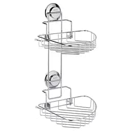 Корзина Aquatica на вакуумных присосках двойная s38 212×252×373мм (9783832)