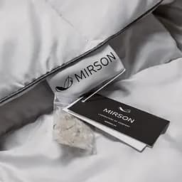Ковдра пухова MirSon Silver Cloud Сатин-Преміум пухотримаючий Зима+ № 067, 140х205 см (2200009348631) - мініатюра 18