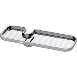 Полка на душевую штангу и смеситель МВМ My Home BP-23 с фиксатором серая (BP-23 GRAY)