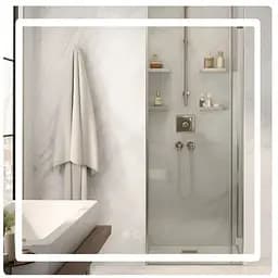 Дзеркало Qtap Mideya (MI2) прямокутне з LED-підсвічуванням Touch QT2078DCF7080