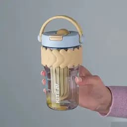 Стакан для води Kite 700 мл бежево-блакитний (K25-1230-1) - мініатюра 6