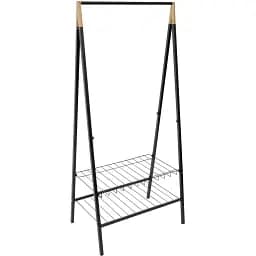 Вішалка-стійка для одягу Casa Si Garment Rack Bamboo Black