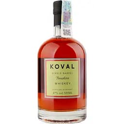 Віскі Koval Bourbon Single Barrel 47% 0.5 л