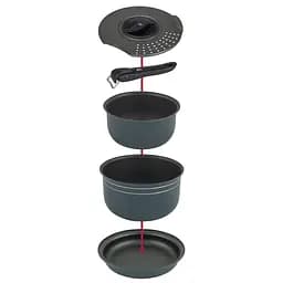 Набір посуду Bo-Camp Trekking 5 Pieces Anthracite (2300351), Сірий - мініатюра 12