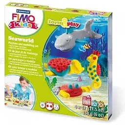 Набор детской пластики Морской мир 4 цвета 42 г  