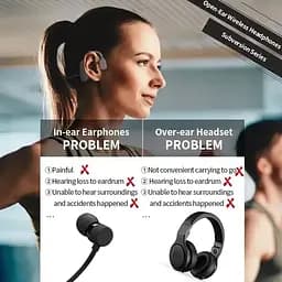 Бездротові навушники Duet Air-conductor сині - мініатюра 2