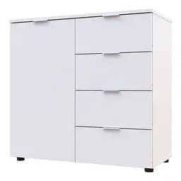 Комод Doros Рон 1 1 фасад 4 шухляди Білий 80х38х81 (41516005) - мініатюра 6