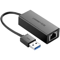 Мережевий адаптер Ugreen CR111 Usb 3.0 Gigabit Ethernet Adapter чорний (20256)