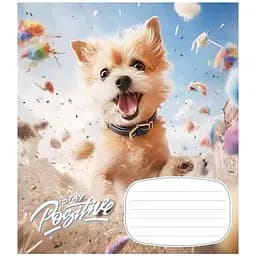 Тетрадь общая Школярик Stay Positive в линию 18 листов 25 шт. (018-3320L)