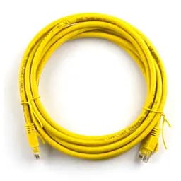 Патч-корд Ritar 1.5м, RJ-45, Cat.5e, CU, мідь, жовтий (PCR-CU/1.5Yw/04284)