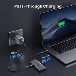 Концентратор Ugreen USB3.1 Type-C to HDMIx2 4K60Hz (8k30Hz)/USB3.0x2/Type-C/PD 100W CM498 (15852) - мініатюра 6