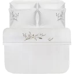 Постільна білизна Dantela Vita Sementa mint євро сатин з вишивкою ментолова (svt-2000022345132)