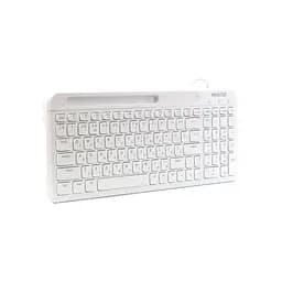 Клавіатура Maxxter KB-01W-UA USB White (KB-01W-UA) - мініатюра 3