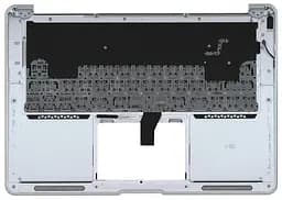 Клавіатура для ноутбука Apple MacBook Air (A1369) 2010+ Black, (Silver TopCase), RU (горизонтальний ентер)