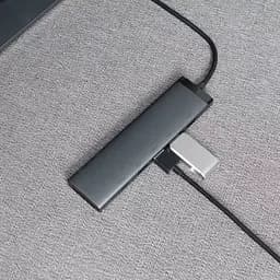 USB Хаб XiaomiMiiiW Type-C docking station HUB 7-in-1 PD100W+USB3.0*3+HDXiaomi+TF+SD MWCMA01 Grey - мініатюра 3