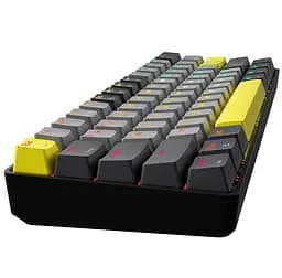 Клавіатура ігрова механічна GamePro GPMK-130R Pro Black Hot-Swap Outemu Red Swich RGB 2.4G/Bluetooth/USB - мініатюра 4