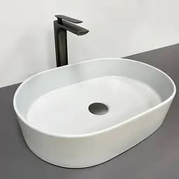Умивальник VBI Verona 50 gray matt накладний VBI-011319, Сірий - мініатюра 2