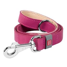 Поводок для собак кожаный Waudog Classic M-XXL Ш 25 мм Дл 122 см