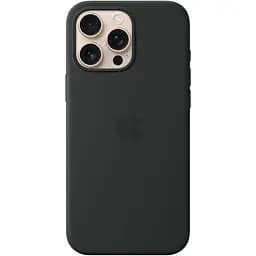 Чохол Silicone Case with MagSafe для Apple iPhone 16 Pro Max Black AAA [116574]