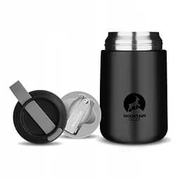 Термос для еды Mountain Goat 0.72 л с ложкой Black (P-5905973406956)