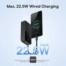 Зовнішній акумулятор Baseus EnerFill FC51 Bipow2 Pro 20000mAh with Built-in USB-C Cable E0027701 - мініатюра 6