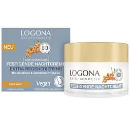 БИО-Крем ночной против морщин Экстра ревитализация с Облепихой и гиалуроновой кислотой Logona 50 мл
