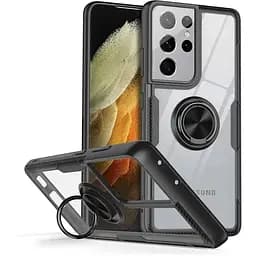 Чохол Primolux Ring Magnetic Stand для Samsung Galaxy S21 Ultra (SMG998 / G9980) Black