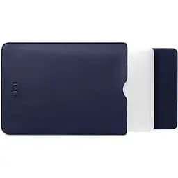 Чохол-конверт для ноутбука 13" Bubm Vertical Liner Bag Protective Sleeve для Ноутбука екошкіра темно-синій