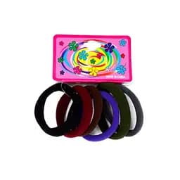 Детская резинка для волос 0301-1124-2 разноцветная, темные цвета, набор 6 шт