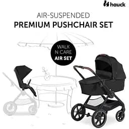 Універсальна коляска 2 в 1 Hauck Walk N Care Air Black, чорна (16547-8) - мініатюра 6