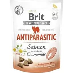 Функціональні ласощі для собак Brit Care Functional Snack Antiparasitic Salmon з лососем 150 г