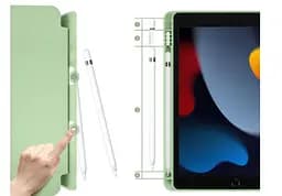 Чохол-книжка CDK для Apple iPad 10.2" 8gen 2020 екокожа/силікон Smart Case cлот стилус (011189) (light - мініатюра 2