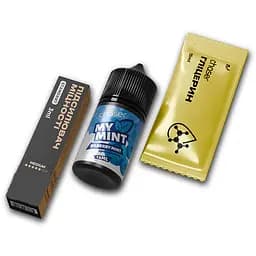 Набір компонентів для самозамісу сольової заправки Chaser My Mint 30 мл Bilberry Mint Чорниця і м'ята 0-50 мг (19038)