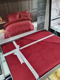 Комплект постільної білизни Fiesta Stella Bordo Євро Різнобарвний 000230280 - мініатюра 2