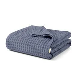 Плед-покривало Cosas Greek Waffle Baltic вафельне 110х140 см (Blanket_65Baltic_GreekWaffle_110x140)