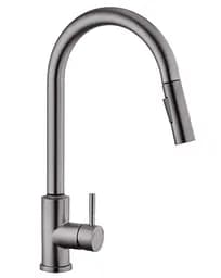 Змішувач для кухні з висувним виливом Kroner KRP Edelstahl Klassisch - PVD03916 сенсорний (CV032496)
