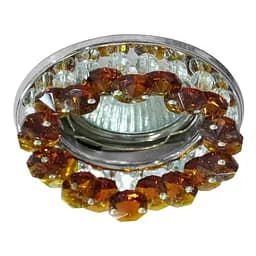 Світильник точковий Brille декоративний HDL-G198 CH CL/TEA MR16 L13-058