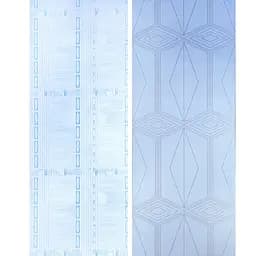 Самоклеюча плівка Sticker Wall SW-00001218 Блакитна із золотом 0,45х10м - мініатюра 3