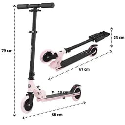 Дитячий самокат HyperMotion Willy Pink (WILLY SC HYP PINK) - мініатюра 8
