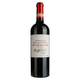 Вино Domaine de Sainte-Cecile Cabernet Sauvignon Pays D'Oc красное сухое 0.75 л