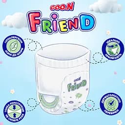 Підгузки-трусики Goo.N Friend Pants унісекс розмір 6 (15-25 кг) 60 шт. - мініатюра 2