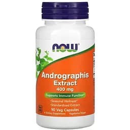 Натуральная добавка NOW Andrographis 400 mg, 90 вегакапсул