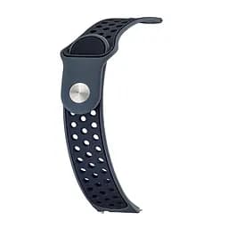 Ремінець Nike Sport 20 mm Watch Active/Galaxy S4 42 mm/Gear S2/Xiaomi Amazfit Сірий/Blac - мініатюра 2