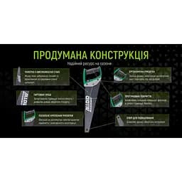 Ножівка Alloid по дереву тефлонове покриття 450 мм (WS-81645) - мініатюра 4