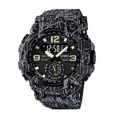 Наручний годинник чоловічий Skmei 1637 Gray Black, 1637GYBK (18442)