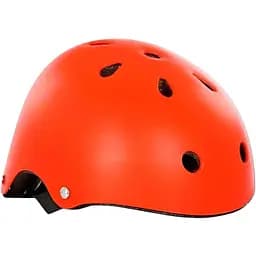 Дитячий захисний шолом MS 4886 з вентиляцією розмір 24х21х14 см 11 отворів червоний