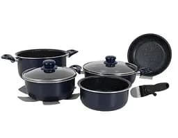 Набір посуду Gimex Cookware Set induction 8 предметів Blue (6977228)